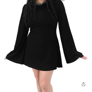 Foxblood flora Bell Sleeve Dress 2XL